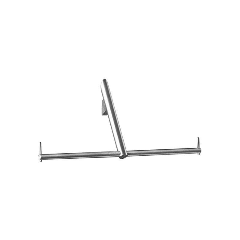 S22 Portarrollos doble sin tapa Inox Cepillado