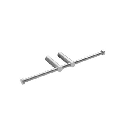 Logic Portapapel doble sin tapa 80 x 20 x 280 mm - Inox Mate