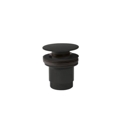 Válvula de desagüe Click-Clack Simple-Rapid para lavabo - Negro Mate