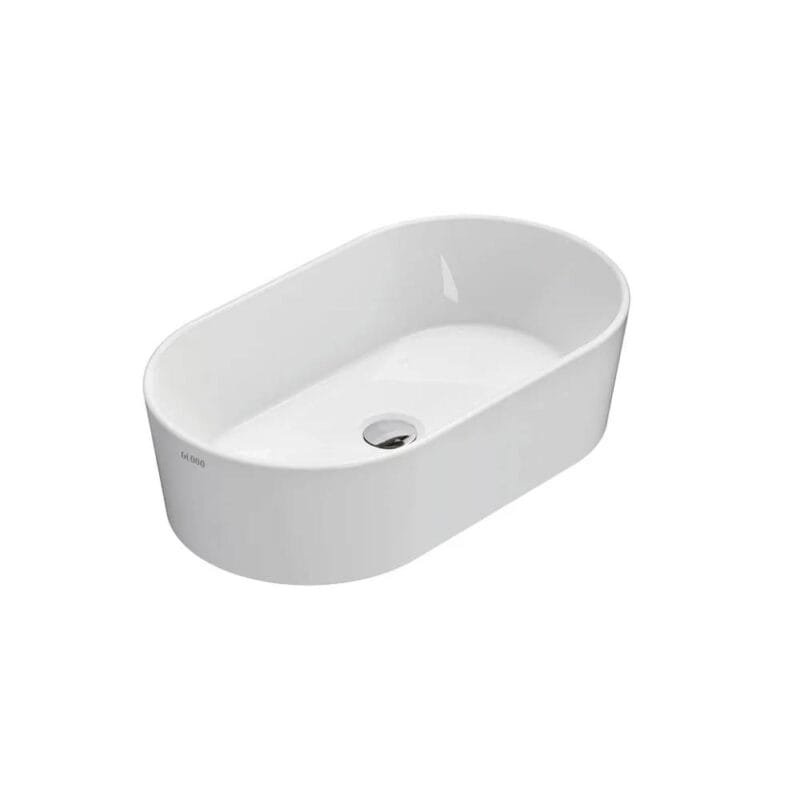Forty3 Lavabo ovalado de porcelana de sobre encimera - Image 2