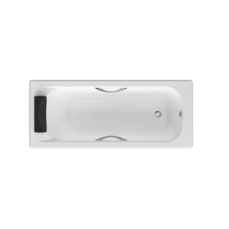 BeCool Bañera acrílica rectangular con asas Blanco - Image 2
