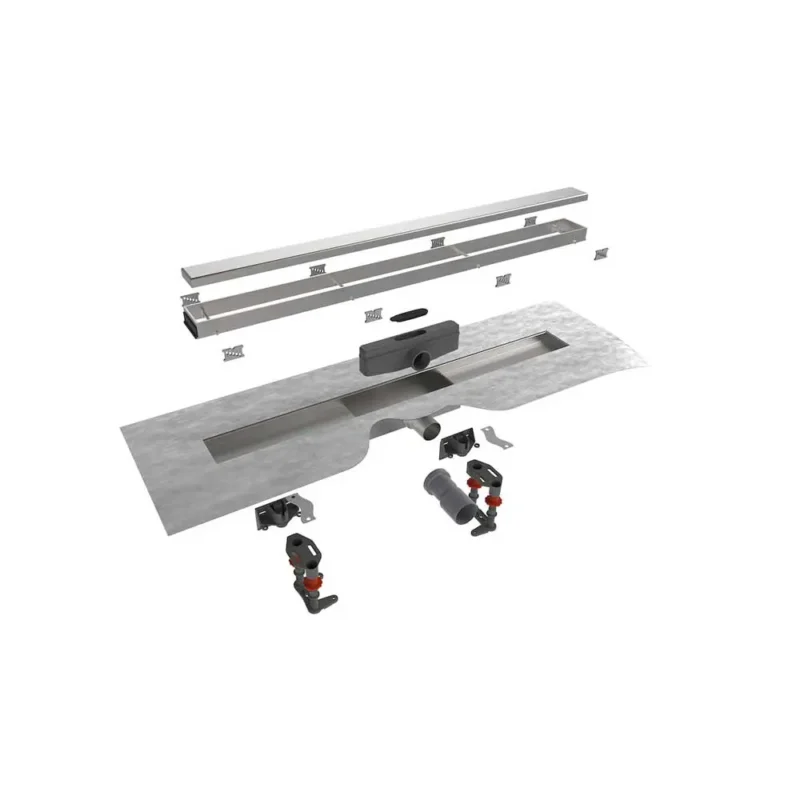 Modulo TAF Cepillado acero inoxidable / loseta