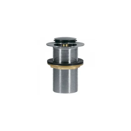 Válvula de desagüe Click-Clack para lavabo sin rebosadero Cromo