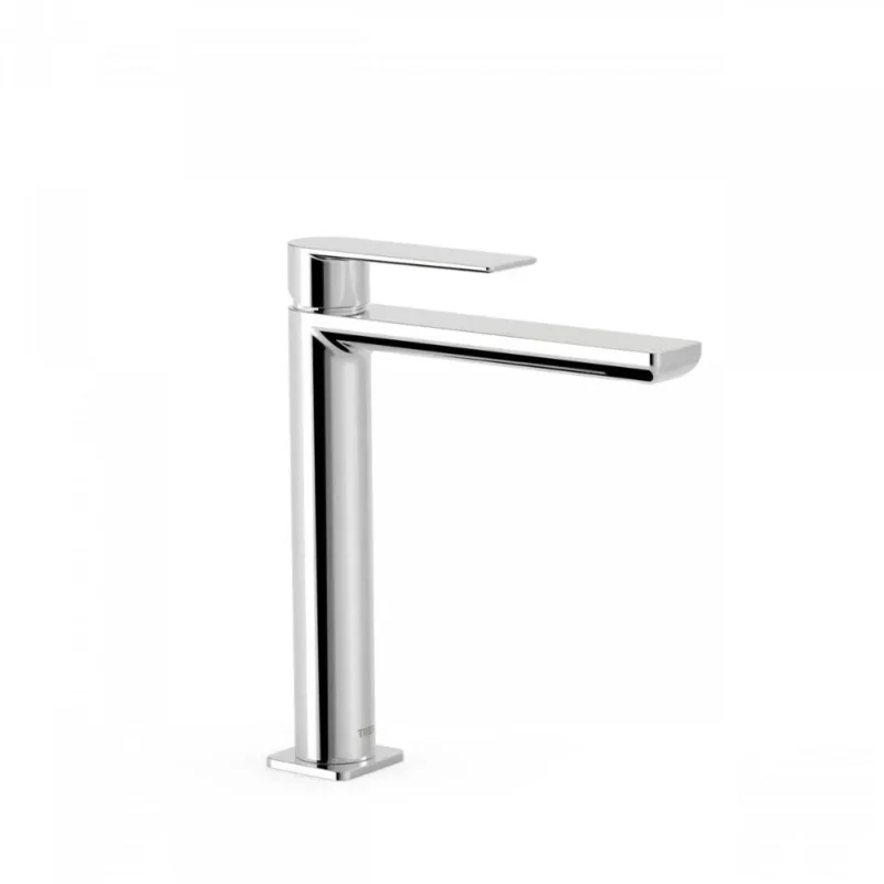 Loft-Tres Grifo monomando alto para lavabo Cromo