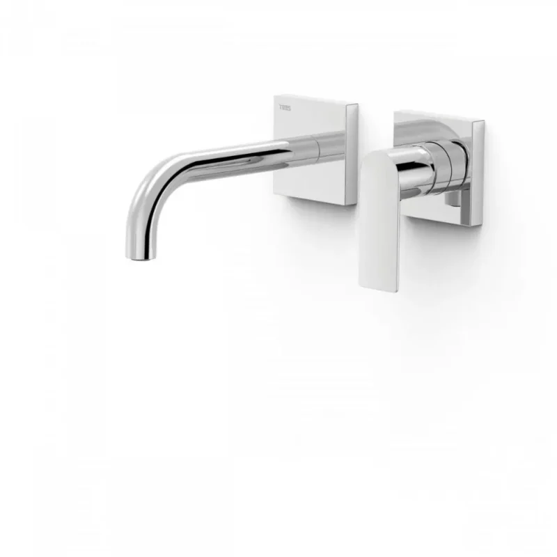 Loft-Tres Grifo monomando empotrado para lavabo Cromo