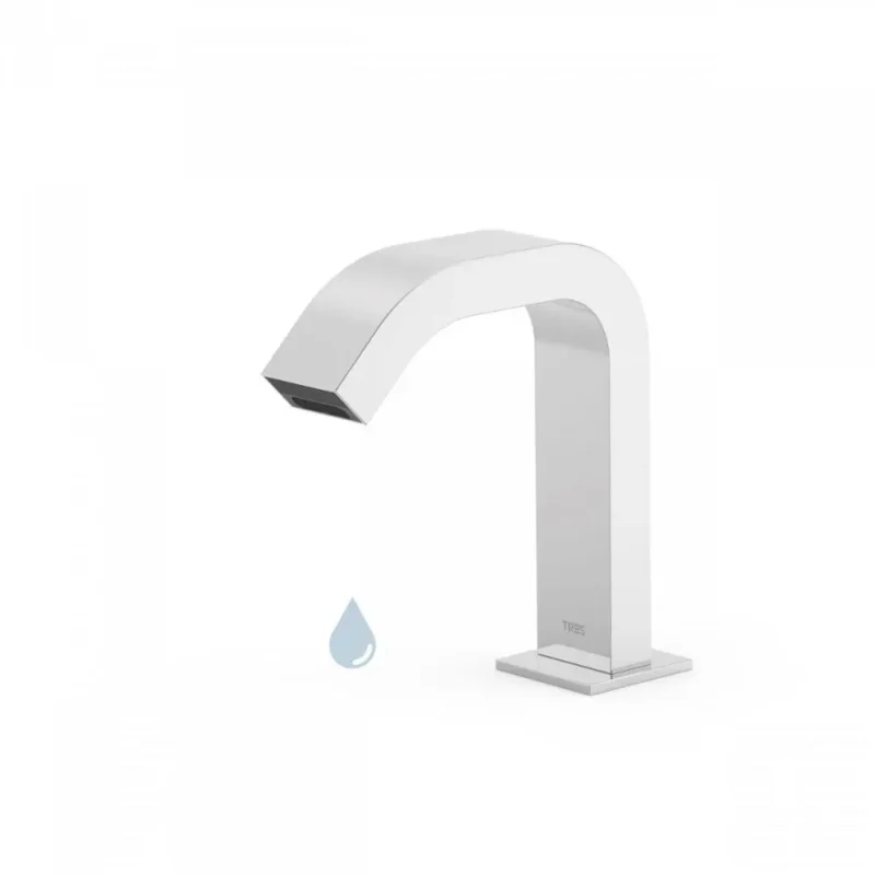 Grifo electrónico de 1 agua para lavabo Cromo