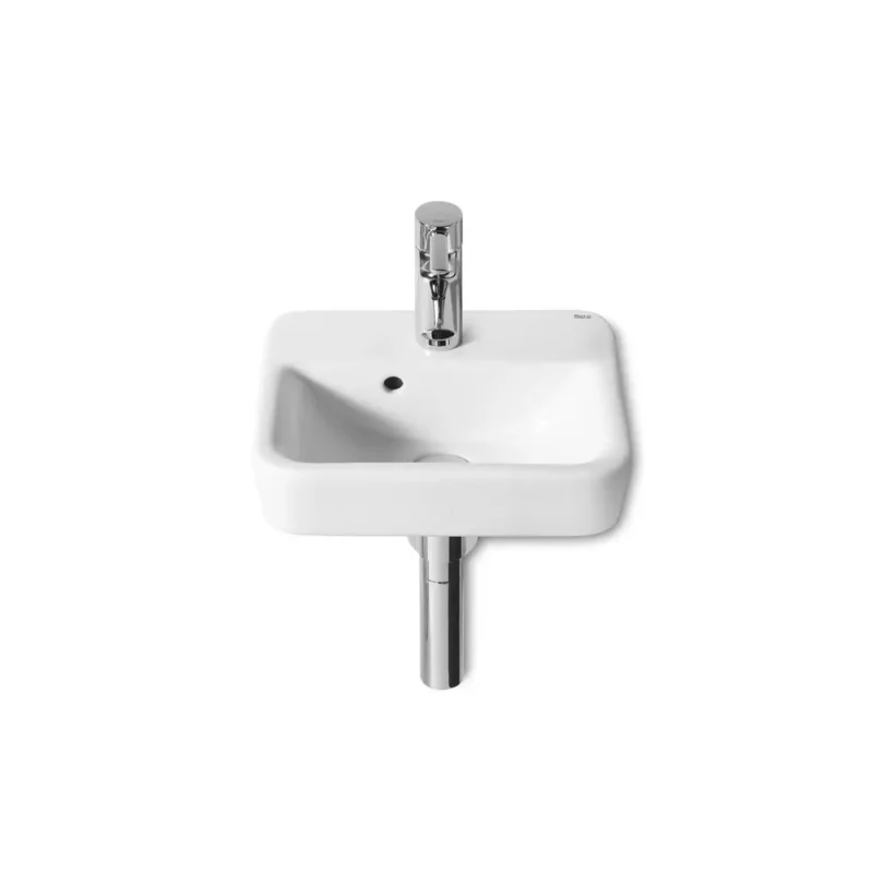 Senso Square Lavabo de porcelana mural o de sobremueble Blanco