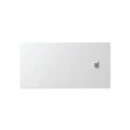 Silex plato de ducha pizarra 1600 x 900 mm Blanco Total