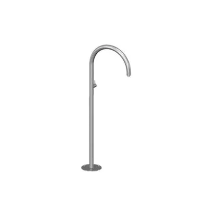 Origo Columna de lavabo para exterior con monomando