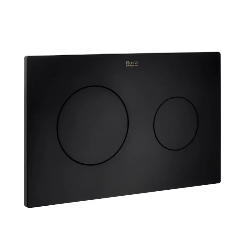 In-Wall PL10 Dual Placa de accionamiento con descarga dual Negro Mate - Image 2