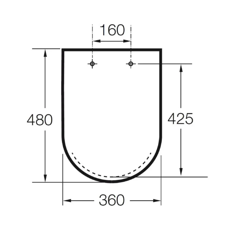 Inspira Square Tapa y asiento de Supralit para inodoro con caída amortiguada - Image 3