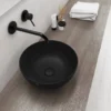 T-Edge Lavabo circular de porcelana de sobre encimera