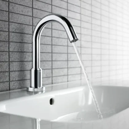 Loft Grifería electrónica para lavabo con sensor integrado Cromo