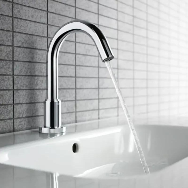 Loft Grifería electrónica para lavabo con sensor integrado Cromo