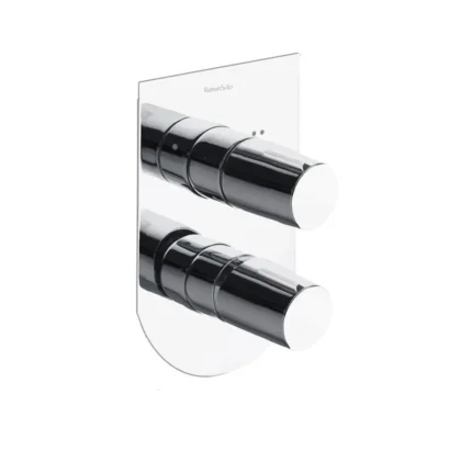 Tzar Monomando de baño-ducha empotrado 2 vías con placa metálica