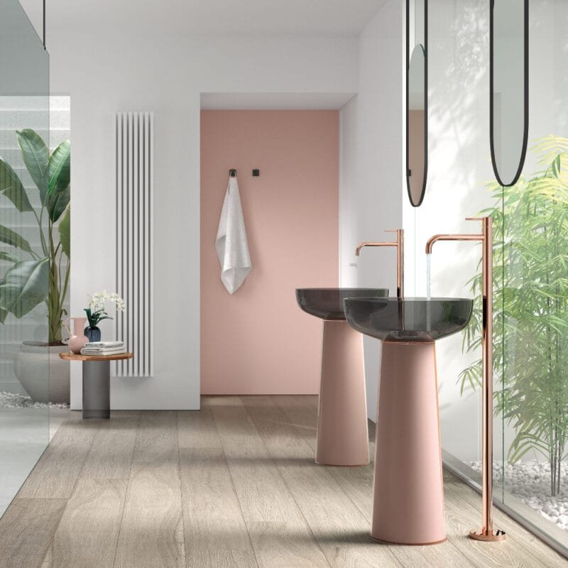 Study Grifo monomando con toma a suelo para lavabo