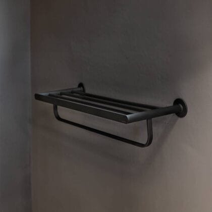 Ergos Toallero tamaño XL para baño con sistema de instalación dual