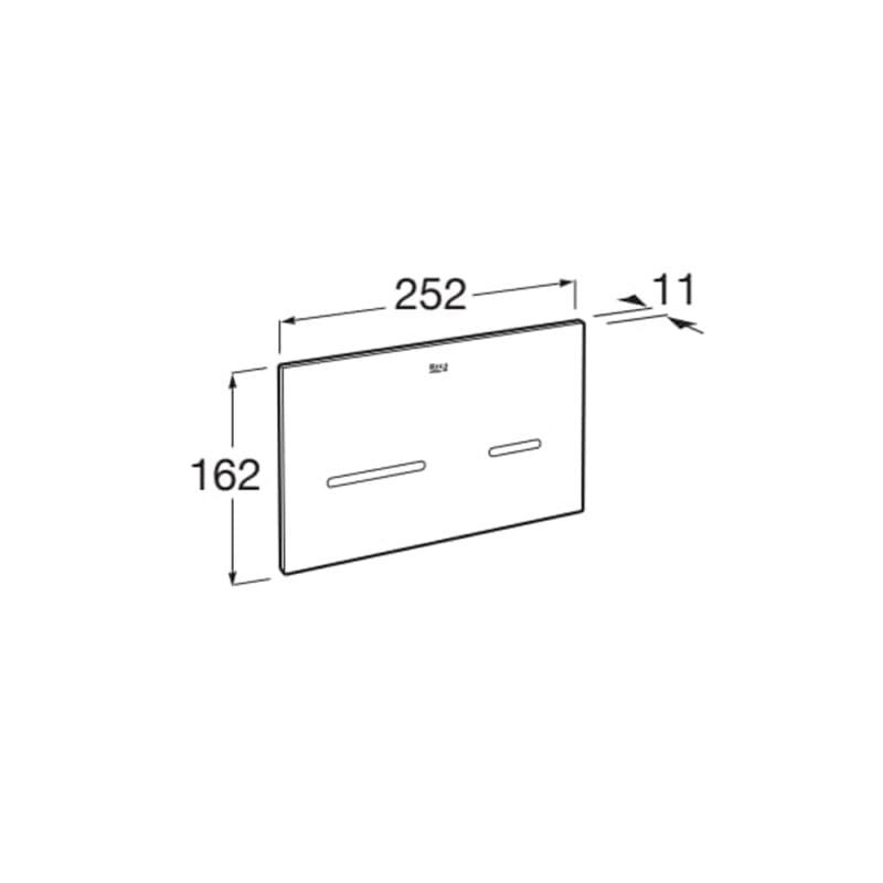 In-Wall EP-3 Placa de accionamiento electrónico con descarga dual Touchless - Image 2