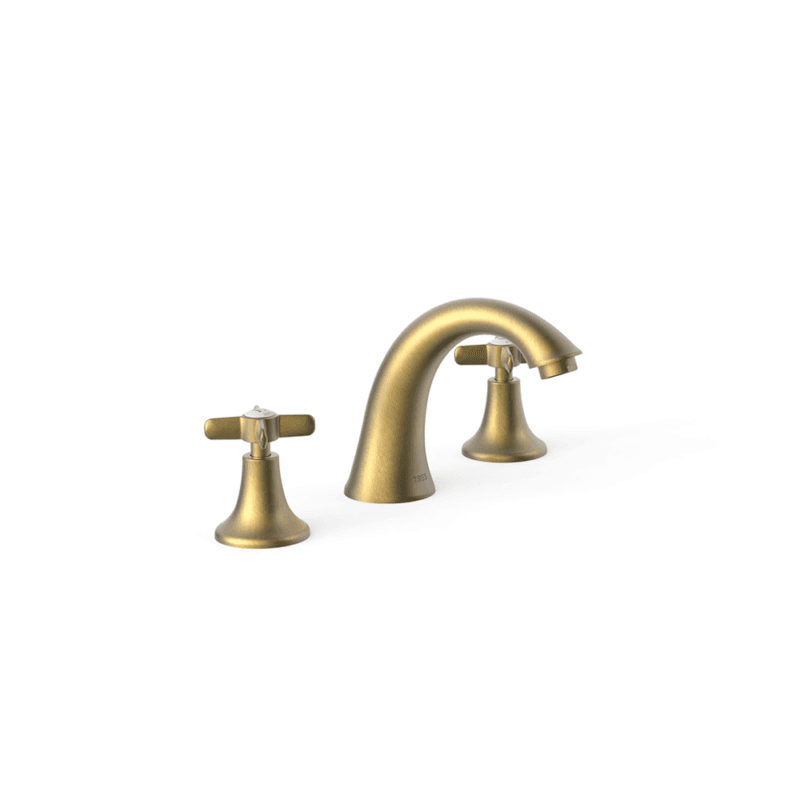 Tres Clasic Grifo bimando de repisa para lavabo (batería americana) - Image 2