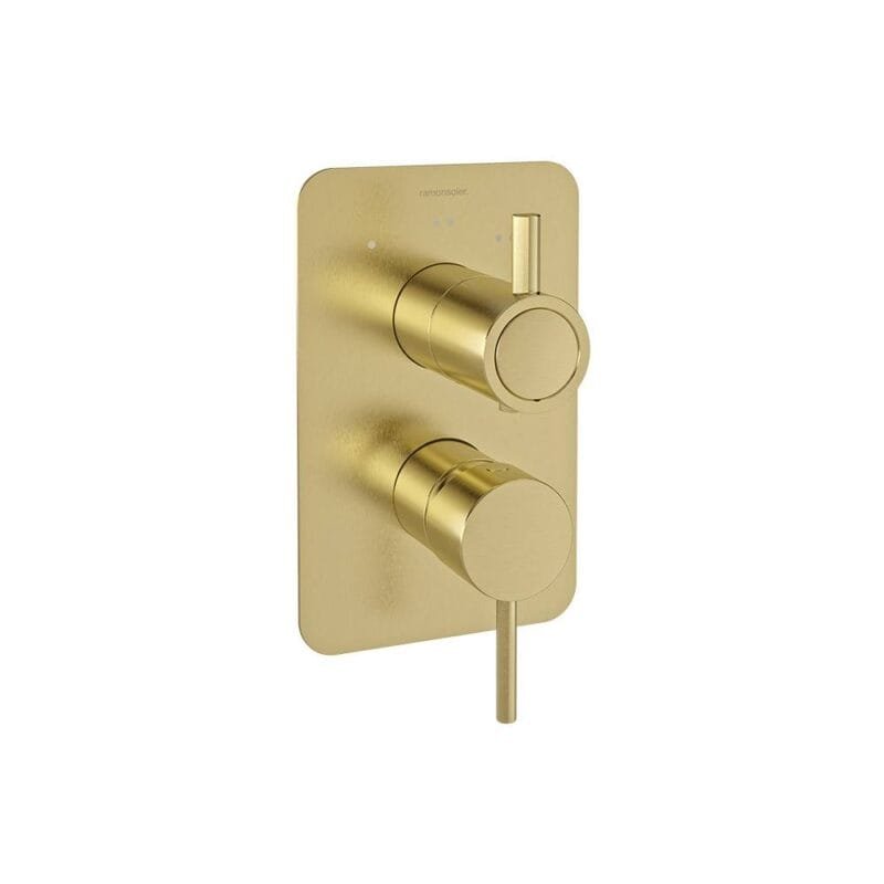 Odisea Monomando de ducha empotrado 3 vías con placa metálica - Image 4