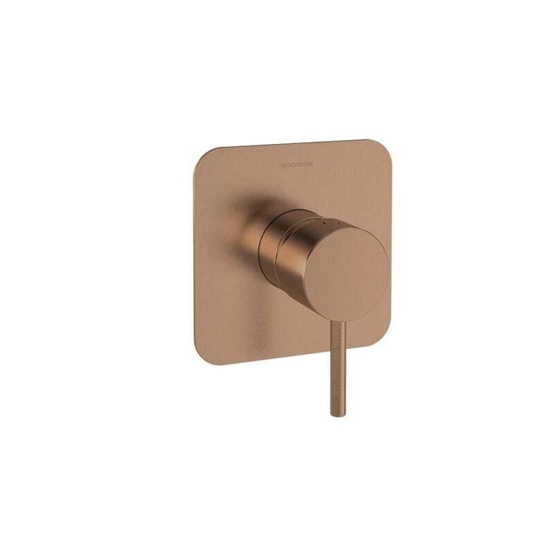 Odisea Monomando de ducha empotrado 1 vía con placa metálica
