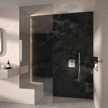 Rociador empotrado redondo de Ø450 mm