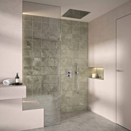 Rociador empotrado cuadrado de 450 mm